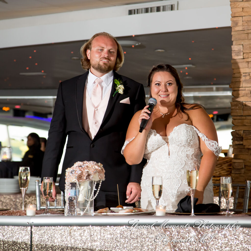 Lindsay & Justin at Roostertail Detroit MI wedding photography
