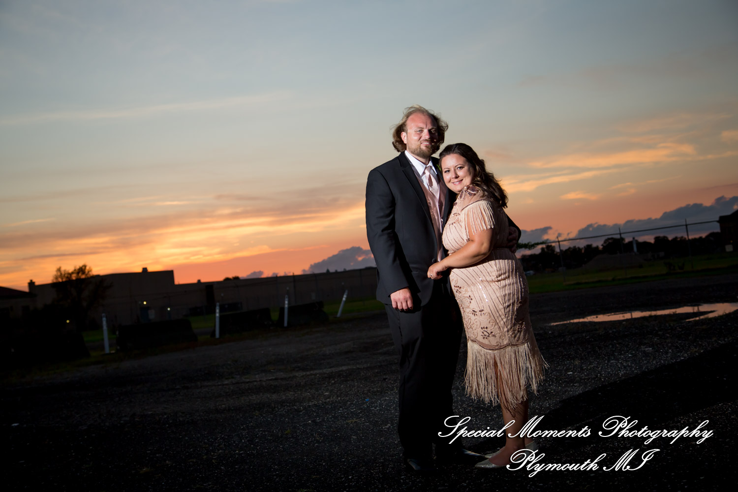 Lindsay & Justin at Roostertail Detroit MI wedding photography