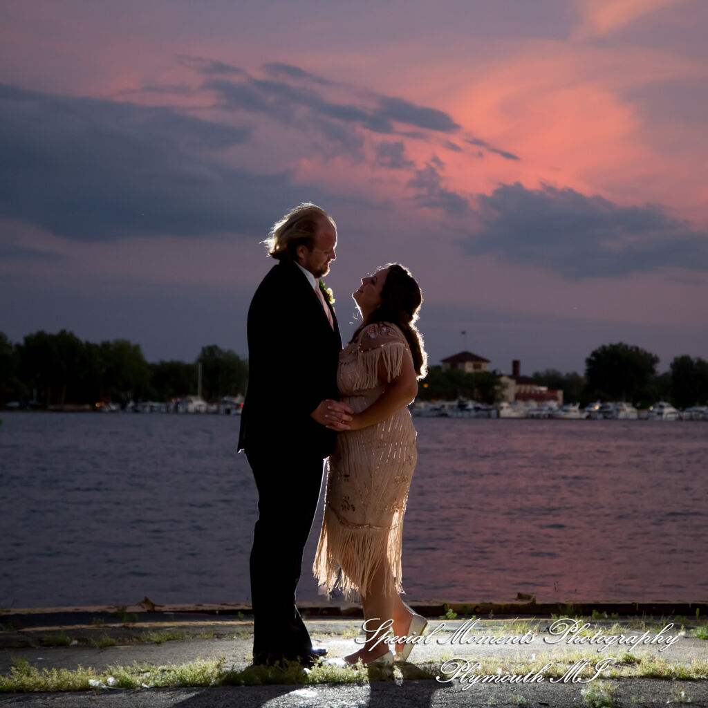 Lindsay & Justin at Roostertail Detroit MI wedding photography