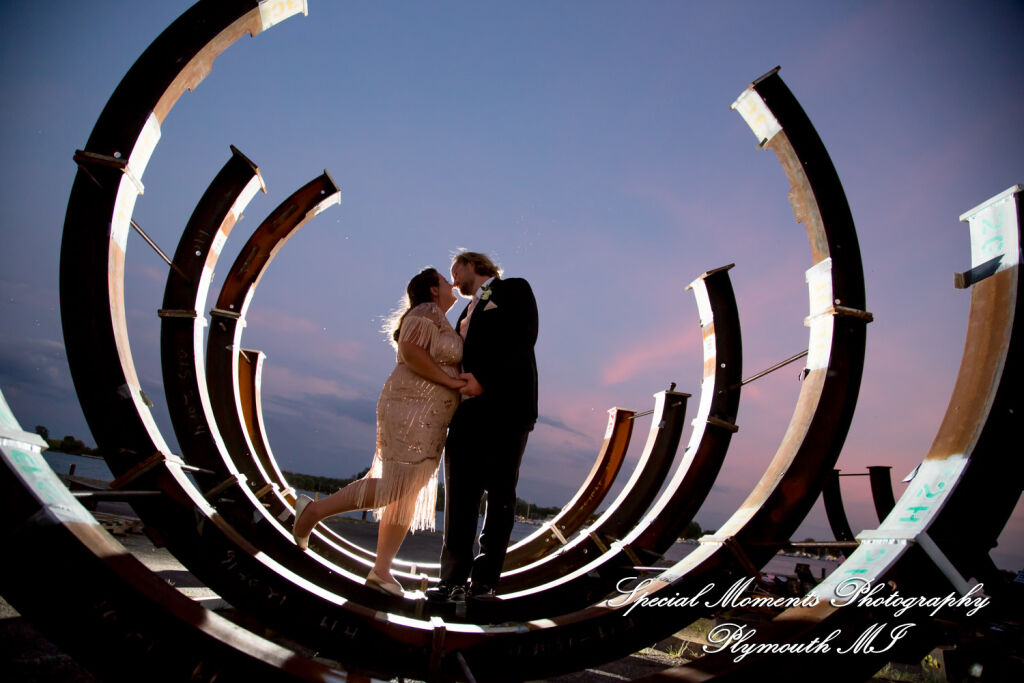Lindsay & Justin at Roostertail Detroit MI wedding photography
