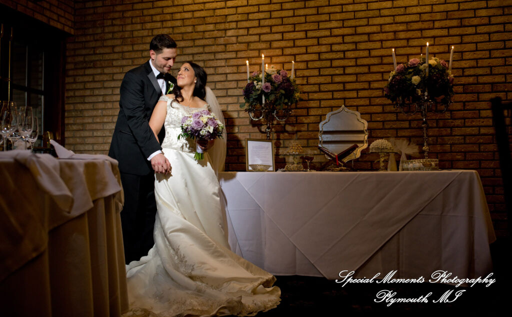 Miriam & Patrick at Cafe Cortina Farmington Hills MI wedding photography
