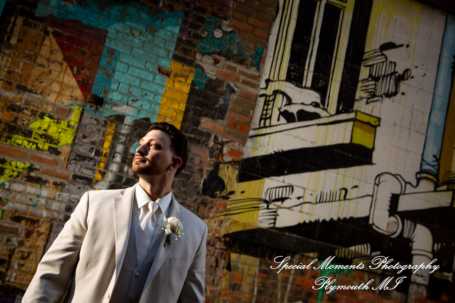Kristine & Robert at Z-Lot Belt Alley Detroit MI MI wedding photography