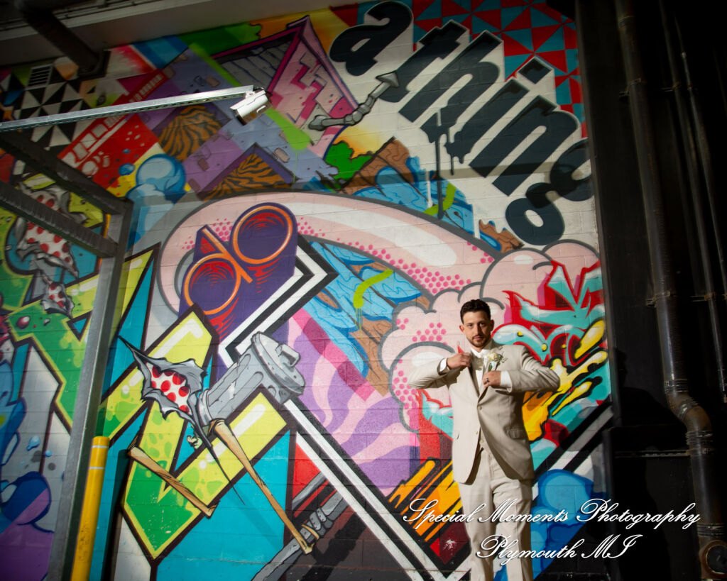 Kristine & Robert at Z-Lot Belt Alley Detroit MI MI wedding photography