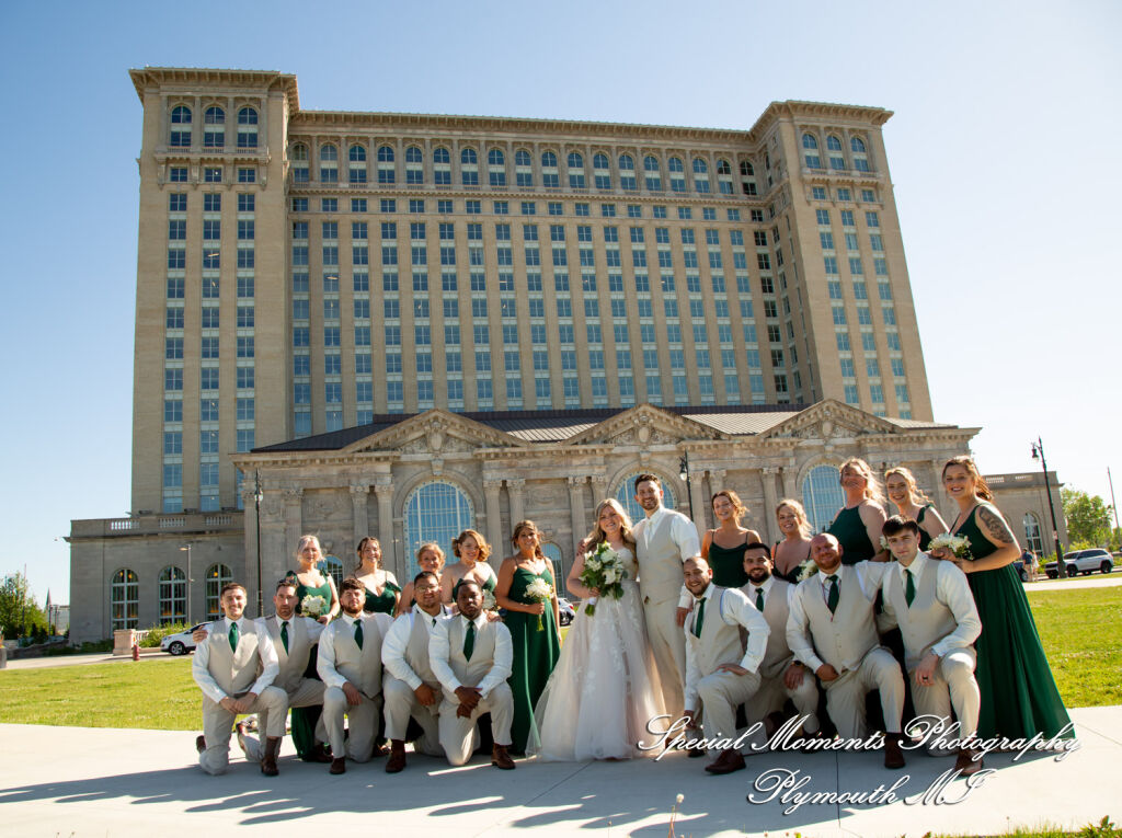 Kristine & Robert at Old Train Station Detroit MI wedding photography