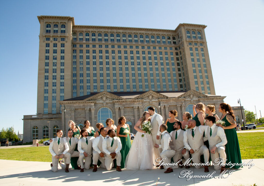 Kristine & Robert at Old Train Station Detroit MI wedding photography