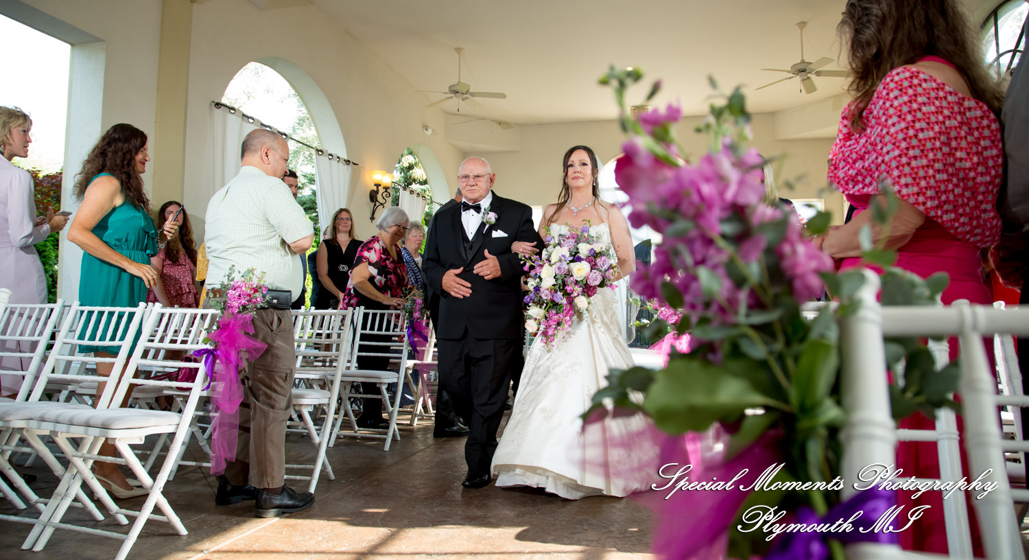 Tonya & Kevin at Crystal Gardens Event Center Howell MI wedding photography