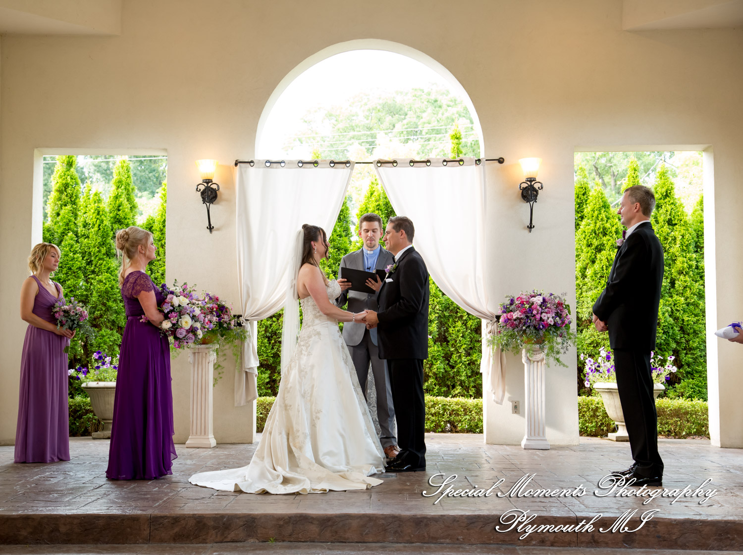 Tonya & Kevin at Crystal Gardens Event Center Howell MI wedding photography