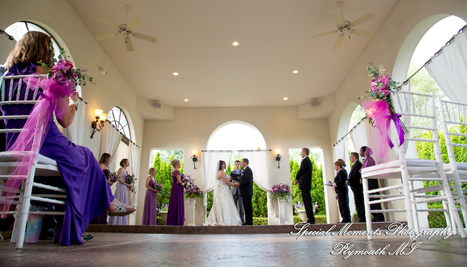 Tonya & Kevin at Crystal Gardens Event Center Howell MI wedding photography