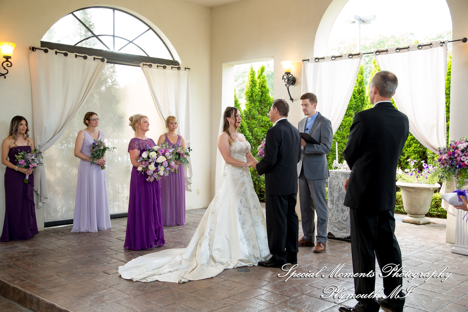 Tonya & Kevin at Crystal Gardens Event Center Howell MI wedding photography