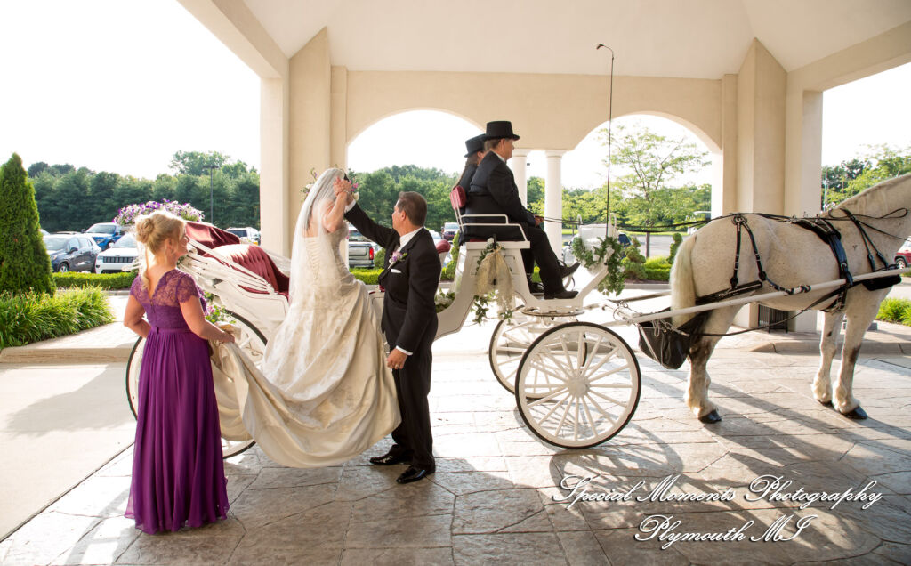 Tonya & Kevin at Crystal Gardens Event Center Howell MI wedding photography