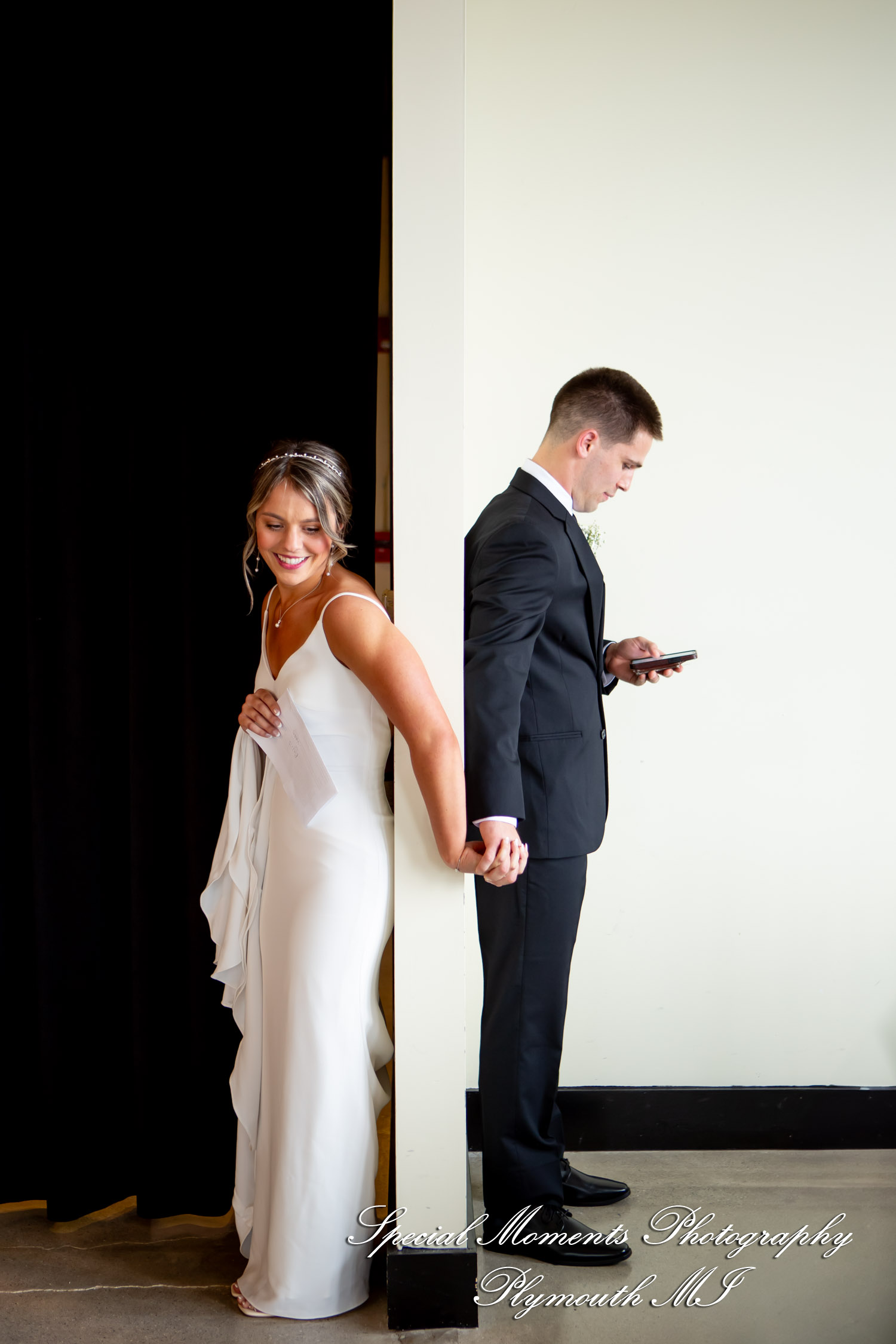 Ryli & Bennett at The Collins at the Clocktower Chelsea MI wedding photography
