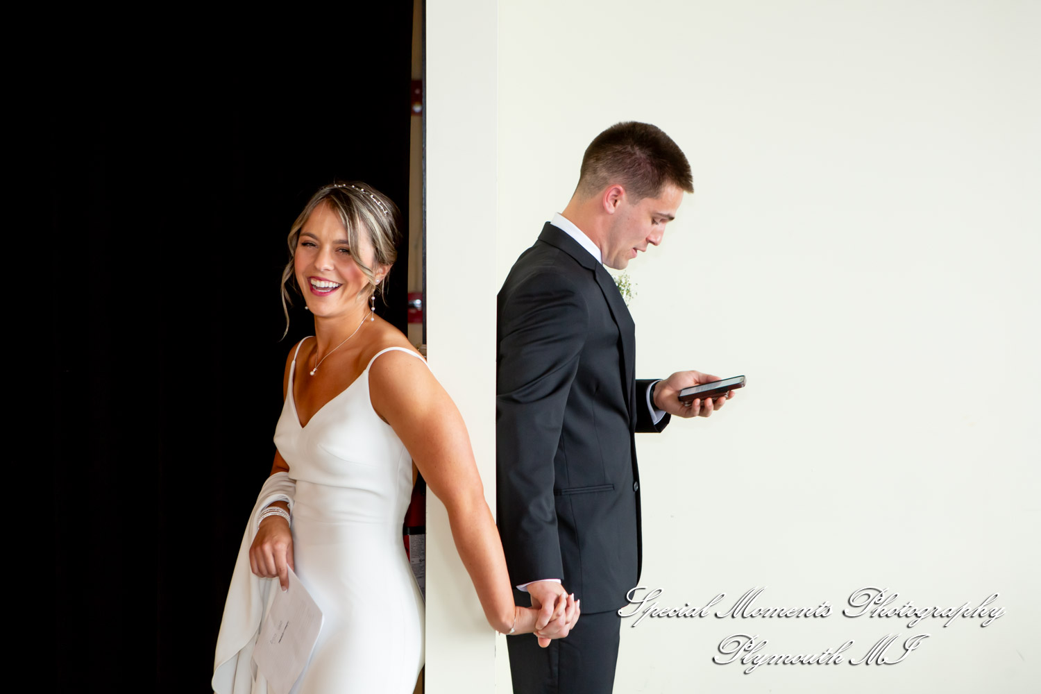 Ryli & Bennett at The Collins at the Clocktower Chelsea MI wedding photography
