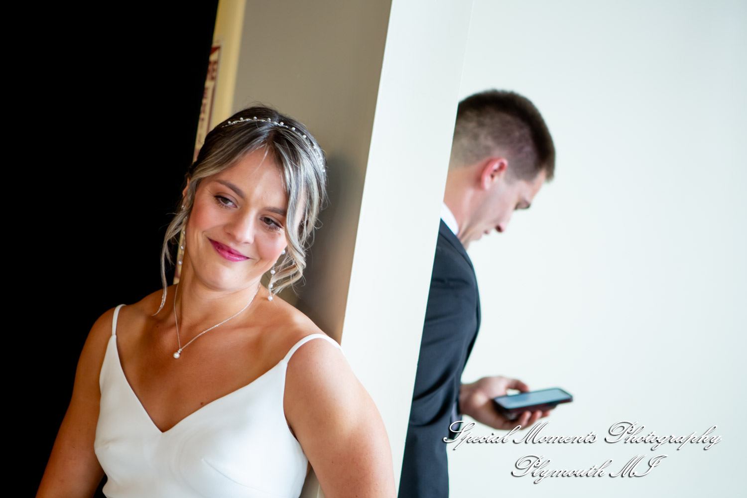 Ryli & Bennett at The Collins at the Clocktower Chelsea MI wedding photography