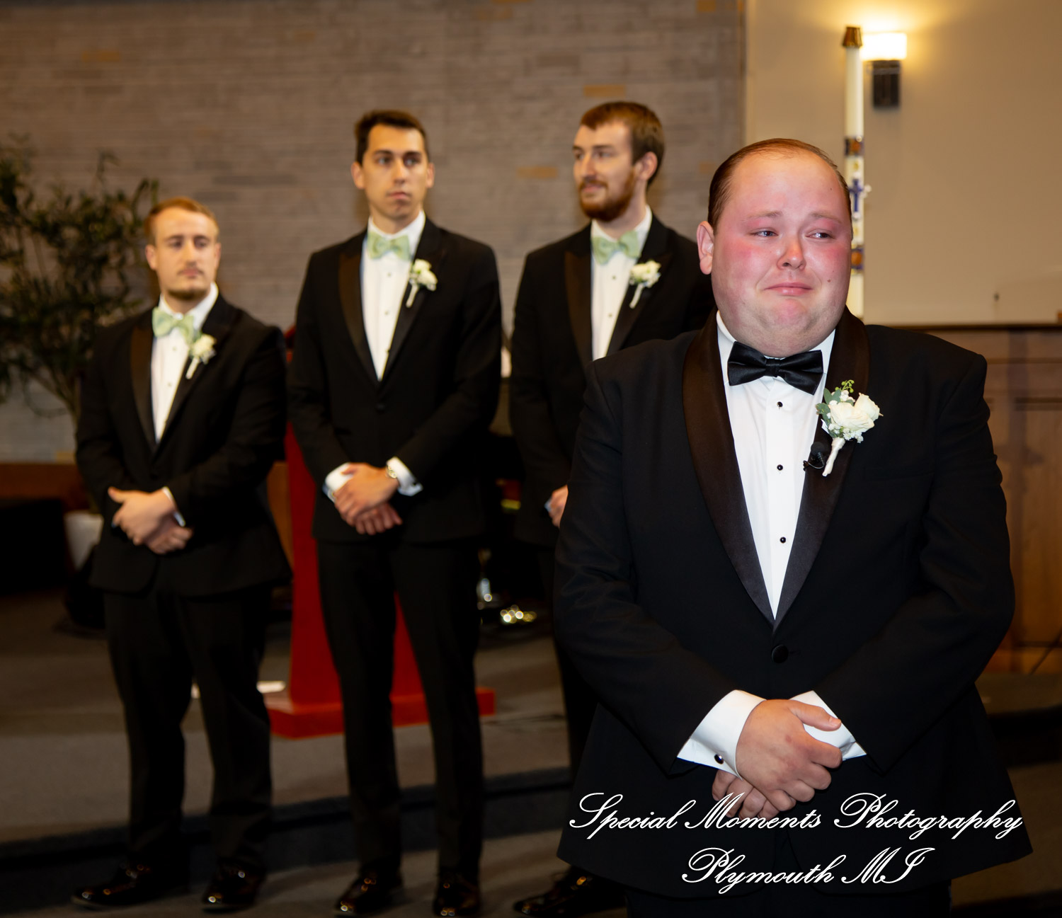 Grace & Edwin at St. Michael Lutheran Church Canton MI wedding photography