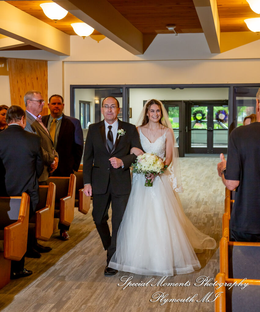 Grace & Edwin at St. Michael Lutheran Church Canton MI wedding photography