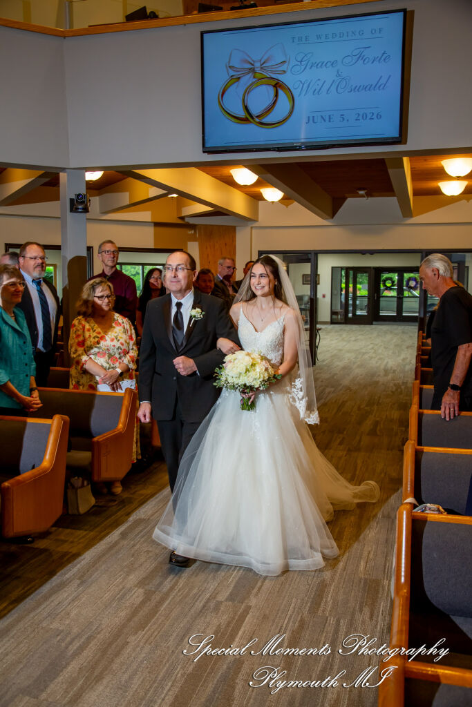 Grace & Edwin at St. Michael Lutheran Church Canton MI wedding photography