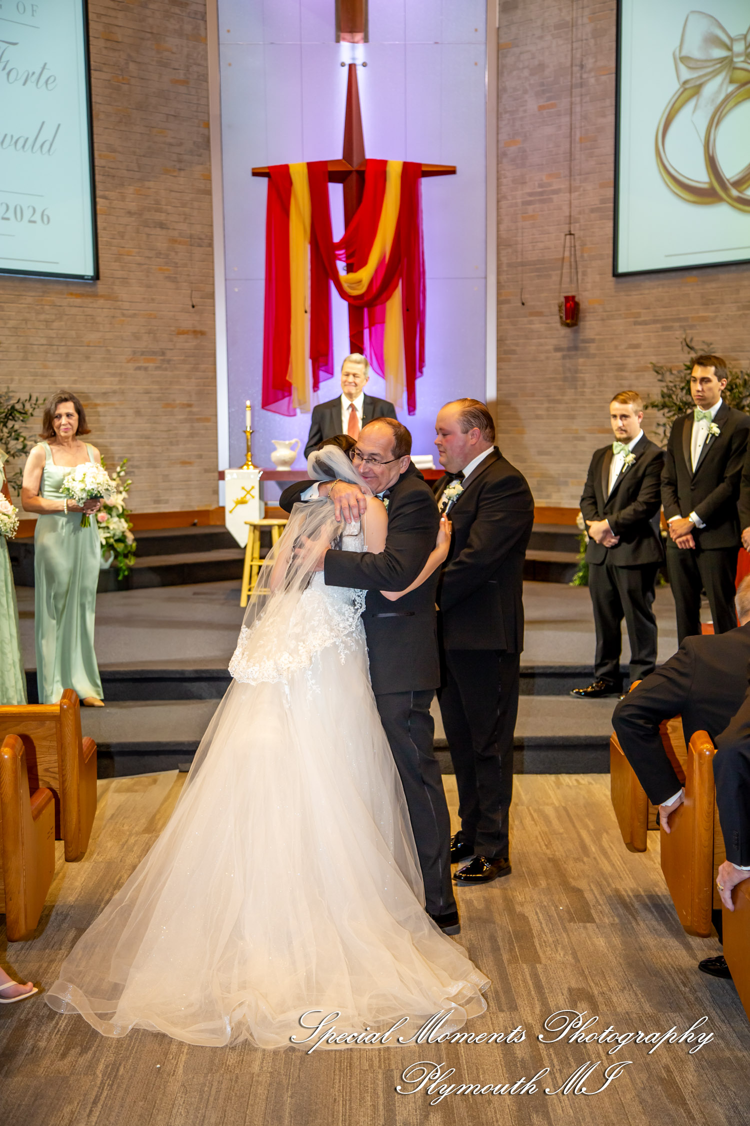 Grace & Edwin at St. Michael Lutheran Church Canton MI wedding photography