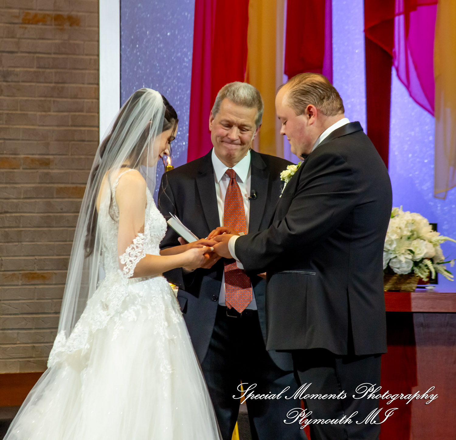 Grace & Edwin at St. Michael Lutheran Church Canton MI wedding photography