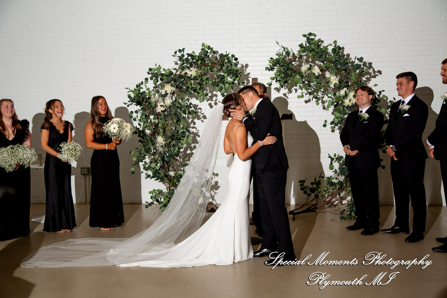 Ryli & Bennett at The Collins at the Clocktower Chelsea MI wedding photography