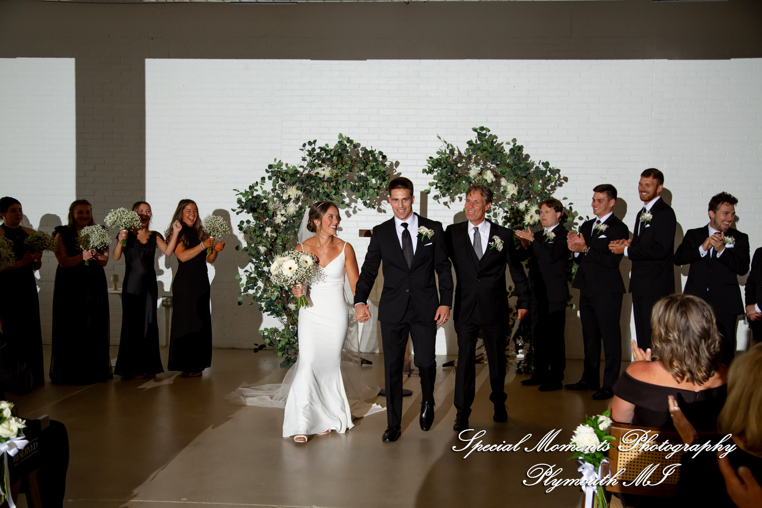 Ryli & Bennett at The Collins at the Clocktower Chelsea MI wedding photography