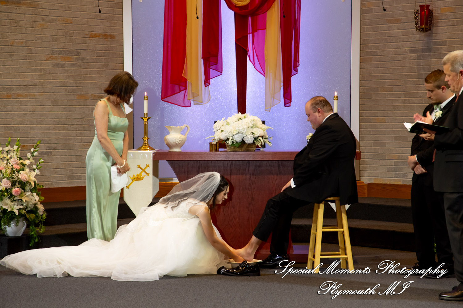 Grace & Edwin at St. Michael Lutheran Church Canton MI wedding photography