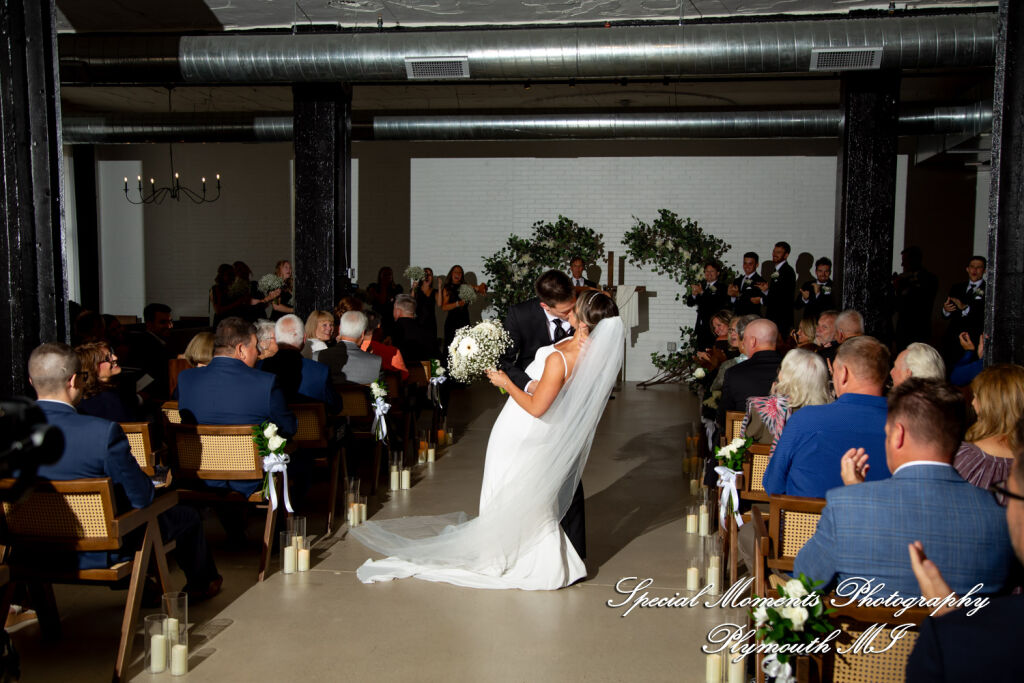 Ryli & Bennett at The Collins at the Clocktower Chelsea MI wedding photography