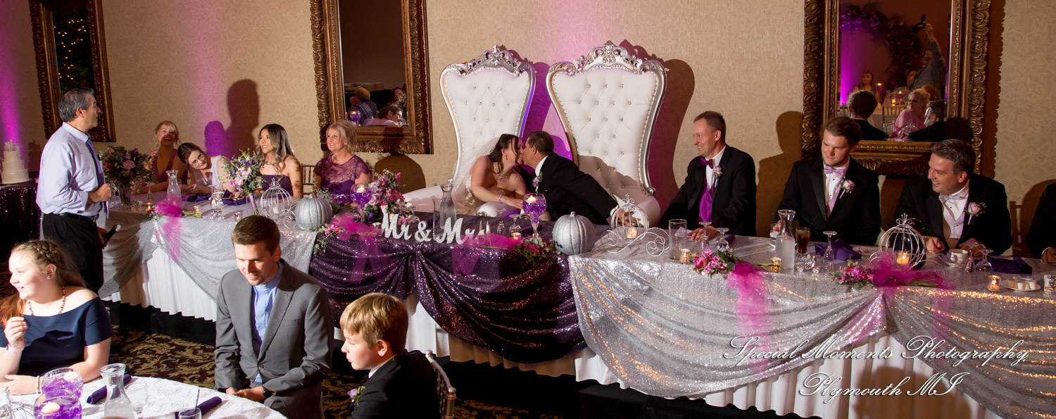 Tonya & Kevin at Crystal Gardens Event Center Howell MI wedding photography