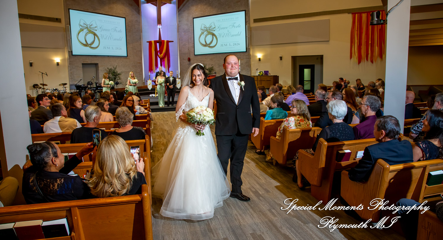 Grace & Edwin at St. Michael Lutheran Church Canton MI wedding photography
