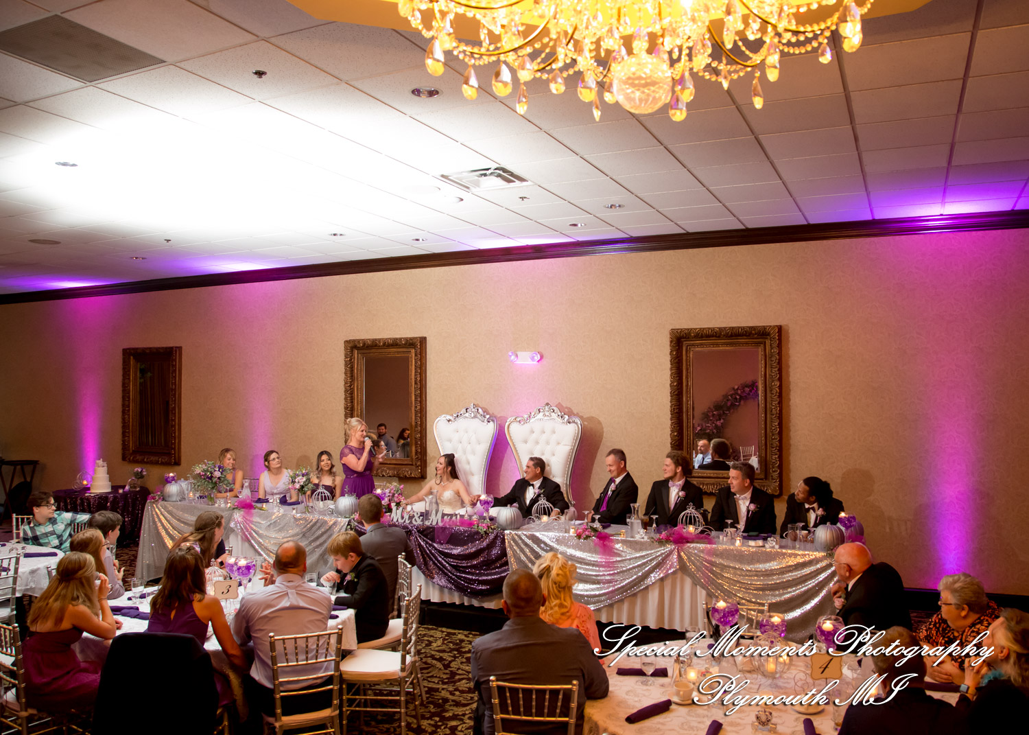 Tonya & Kevin at Crystal Gardens Event Center Howell MI wedding photography