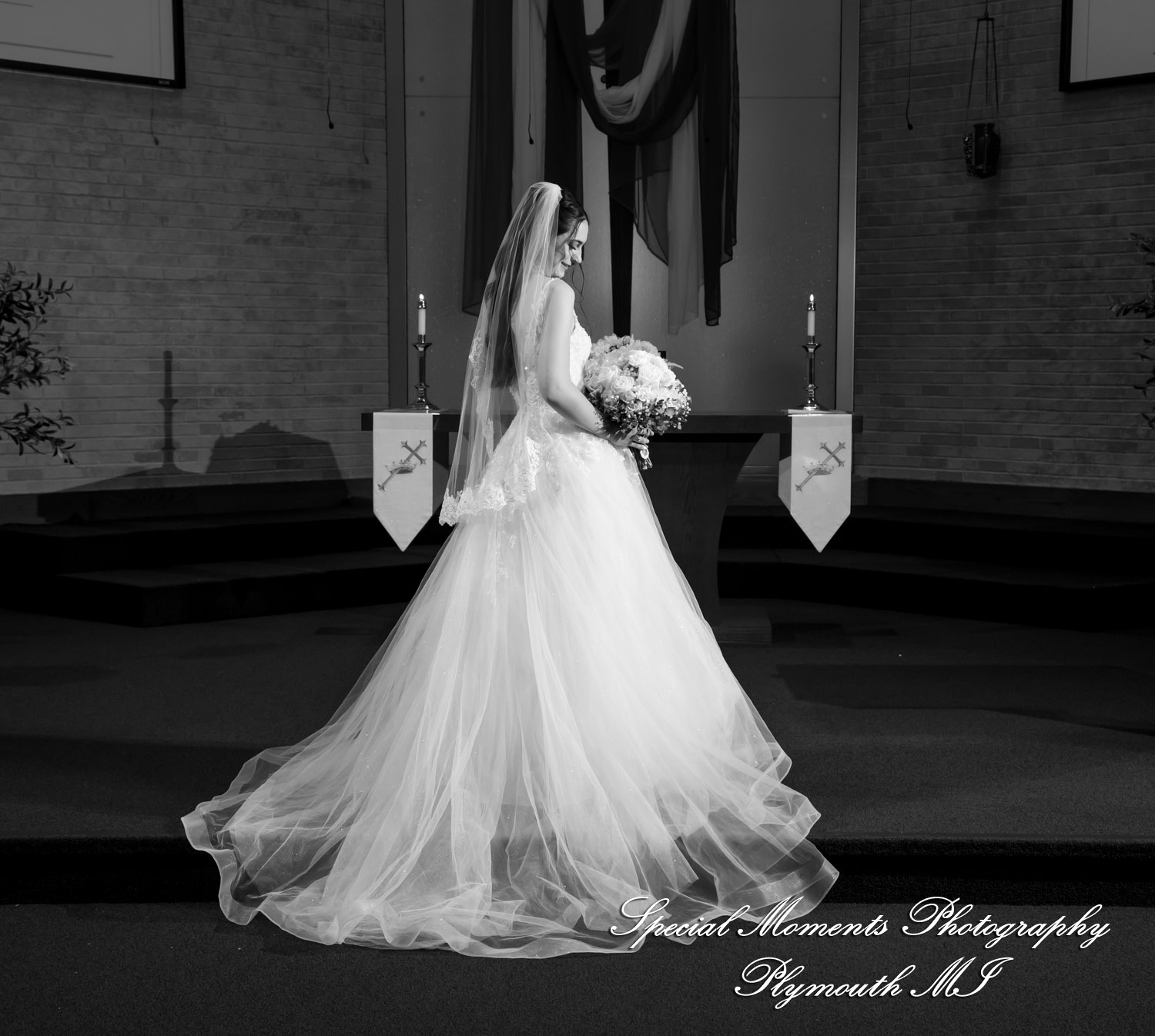 Grace & Edwin at St. Michael Lutheran Church Canton MI wedding photography