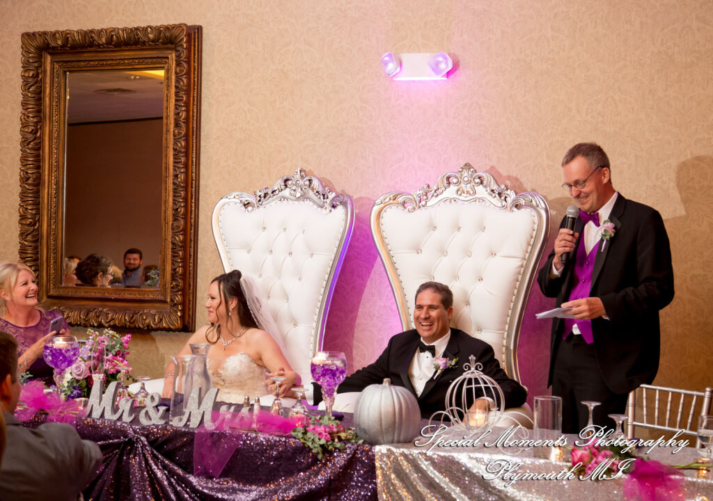 Tonya & Kevin at Crystal Gardens Event Center Howell MI wedding photography