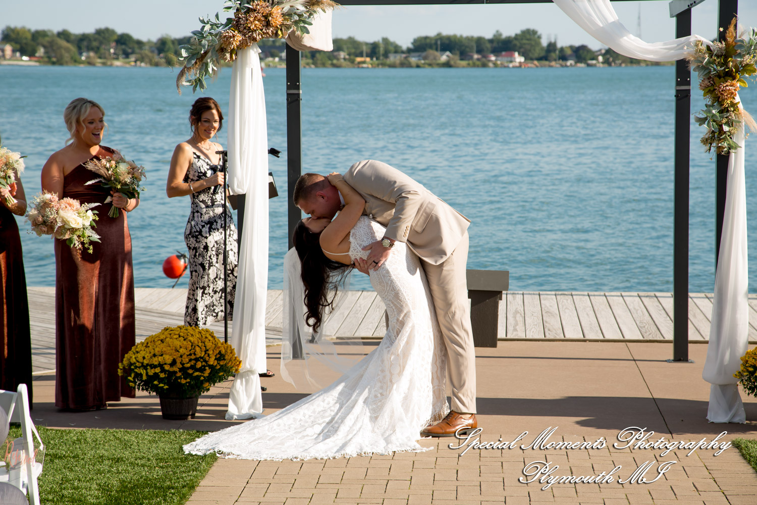Caitlin & Chase at St. Clair Inn Saint Clair MI wedding photography