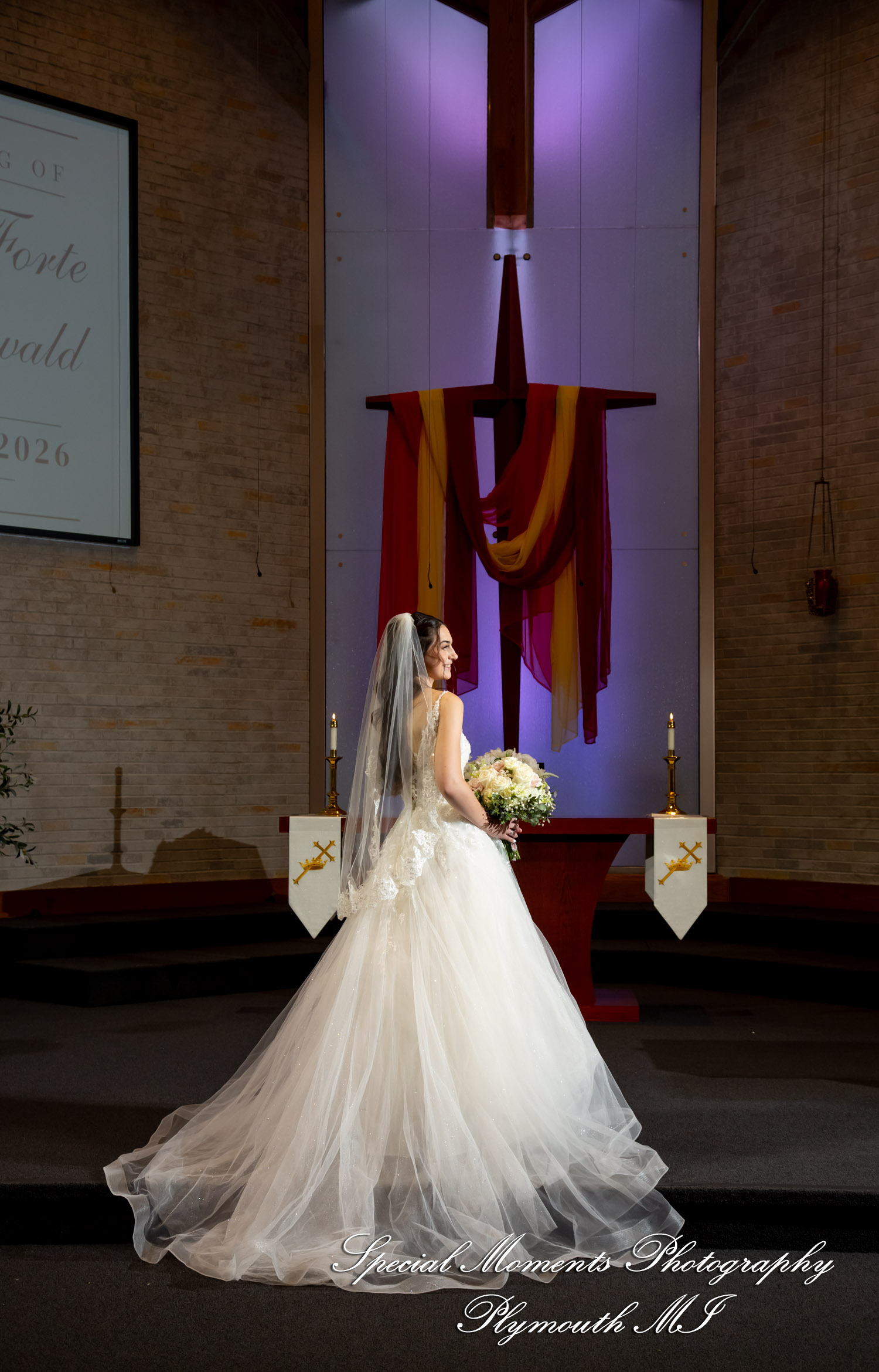 Grace & Edwin at St. Michael Lutheran Church Canton MI wedding photography