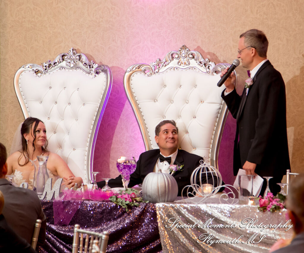 Tonya & Kevin at Crystal Gardens Event Center Howell MI wedding photography