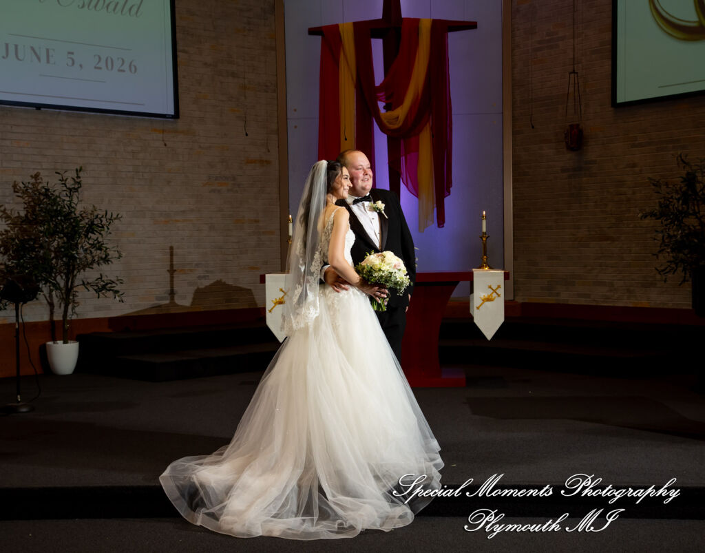 Grace & Edwin at St. Michael Lutheran Church Canton MI wedding photography