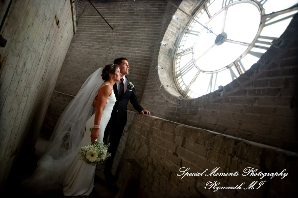 Ryli & Bennett at The Collins at the Clocktower Chelsea MI wedding photography
