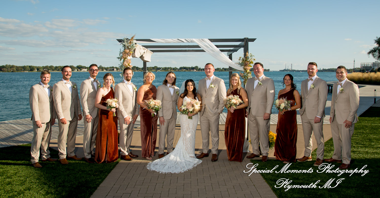 Caitlin & Chase at St. Clair Inn Saint Clair MI wedding photography