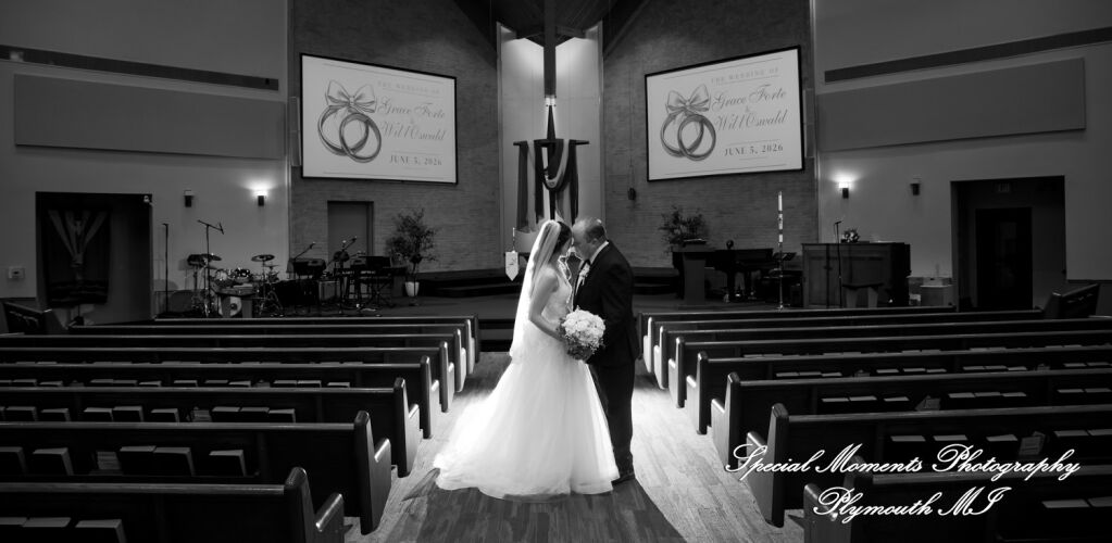Grace & Edwin at St. Michael Lutheran Church Canton MI wedding photography