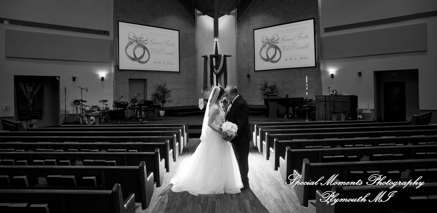 Grace & Edwin at St. Michael Lutheran Church Canton MI wedding photography