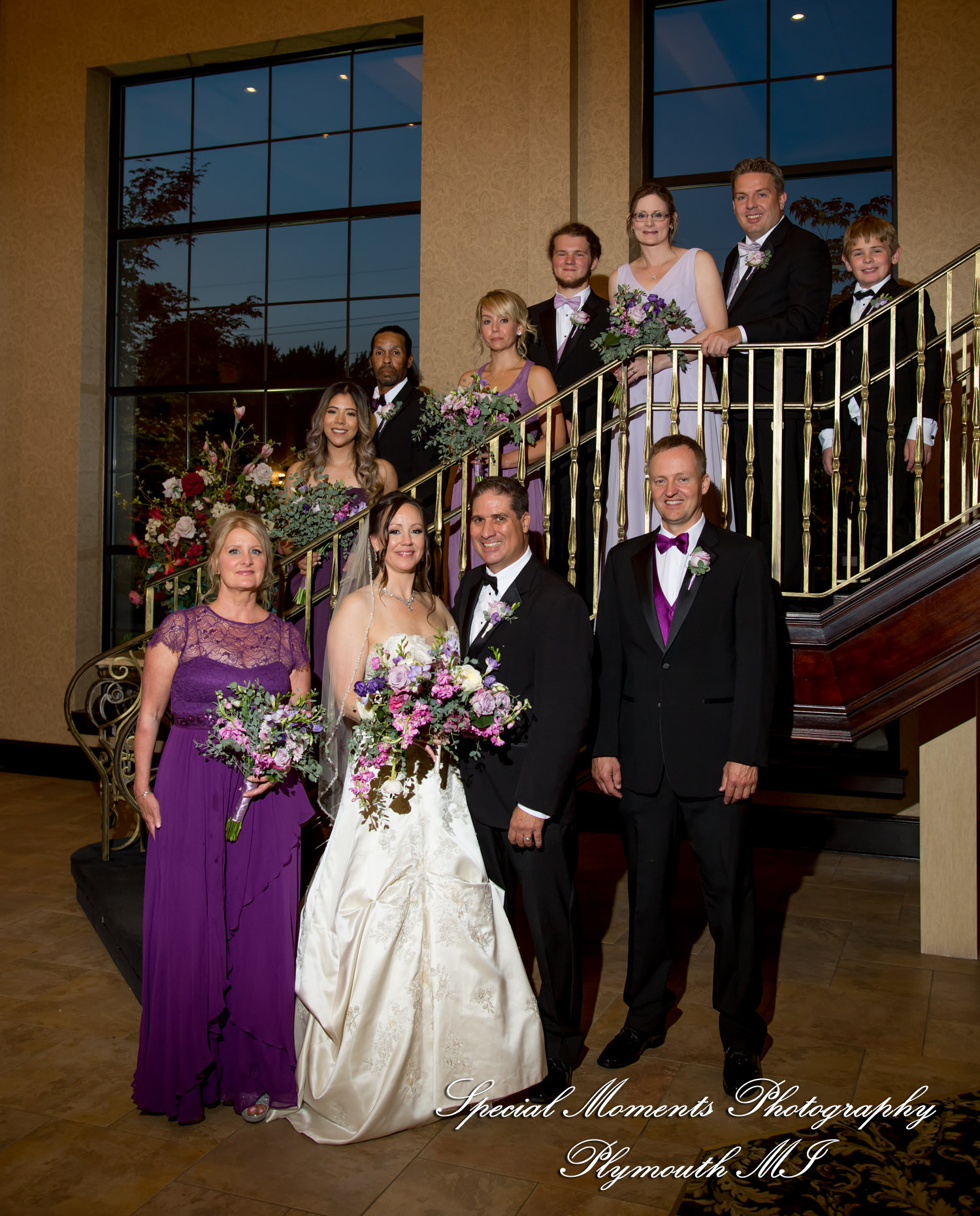 Tonya & Kevin at Crystal Gardens Event Center Howell MI wedding photography