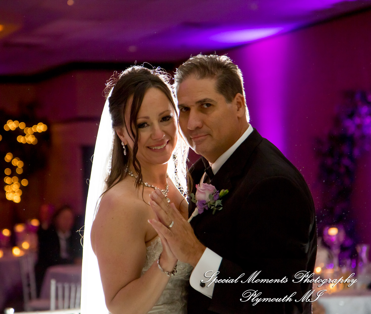 Tonya & Kevin at Crystal Gardens Event Center Howell MI wedding photography