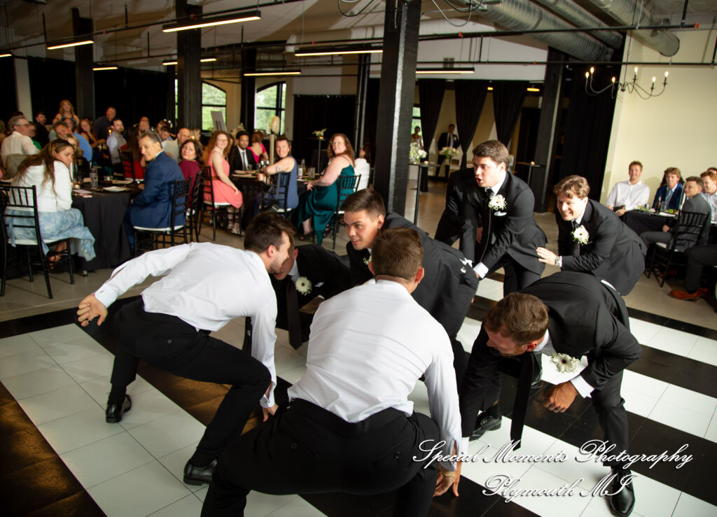 Ryli & Bennett at The Collins at the Clocktower Chelsea MI wedding photography