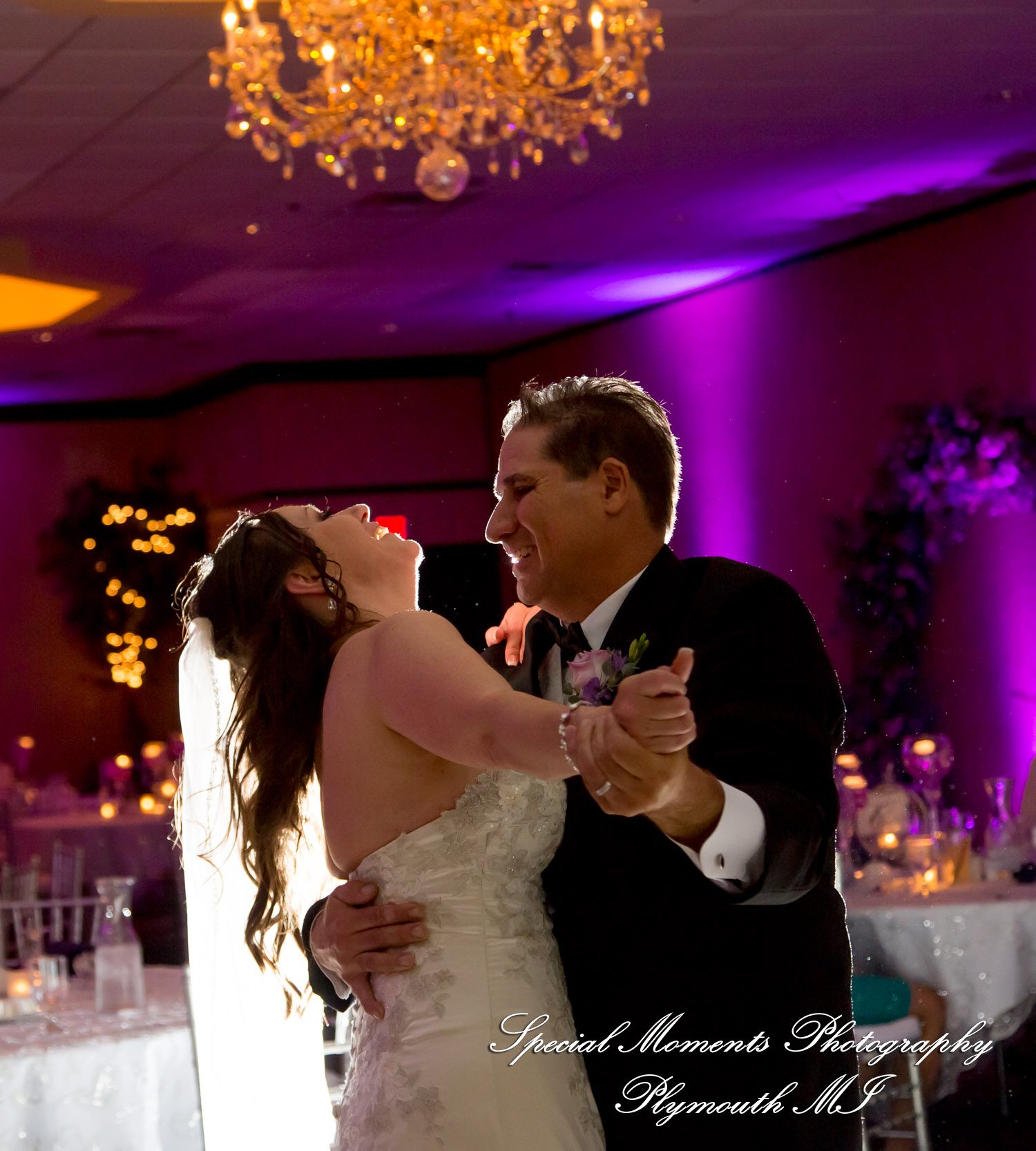 Tonya & Kevin at Crystal Gardens Event Center Howell MI wedding photography