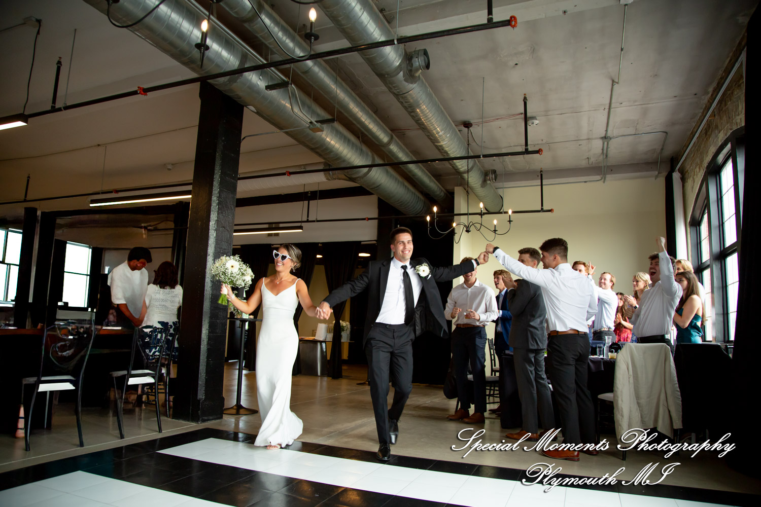 Ryli & Bennett at The Collins at the Clocktower Chelsea MI wedding photography