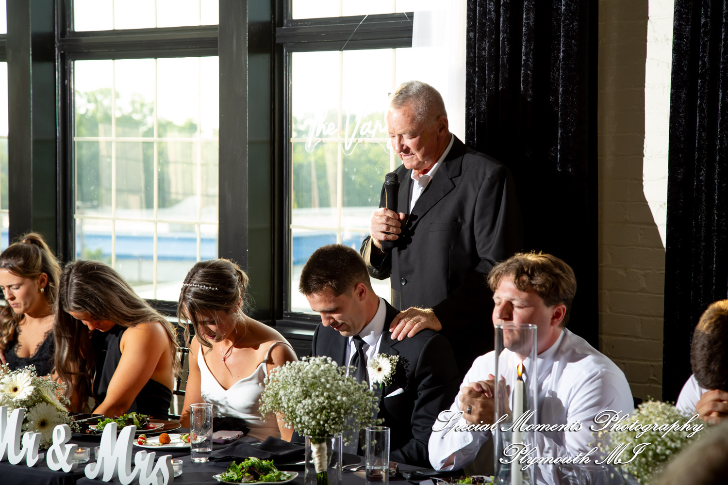 Ryli & Bennett at The Collins at the Clocktower Chelsea MI wedding photography