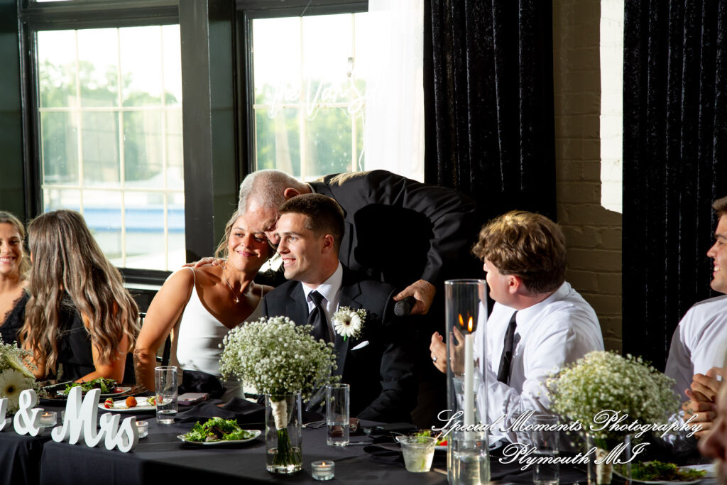 Ryli & Bennett at The Collins at the Clocktower Chelsea MI wedding photography