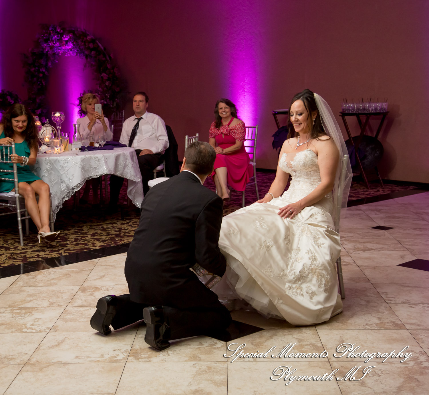 Tonya & Kevin at Crystal Gardens Event Center Howell MI wedding photography