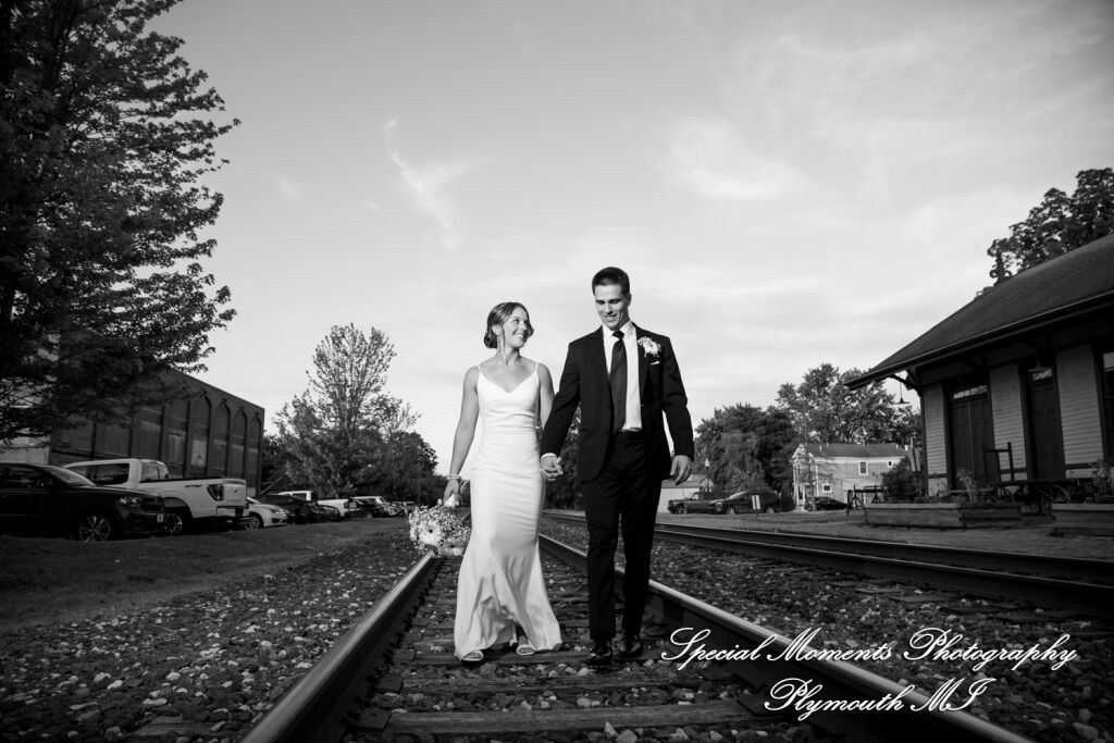 Ryli & Bennett at The Collins at the Clocktower Chelsea MI wedding photography