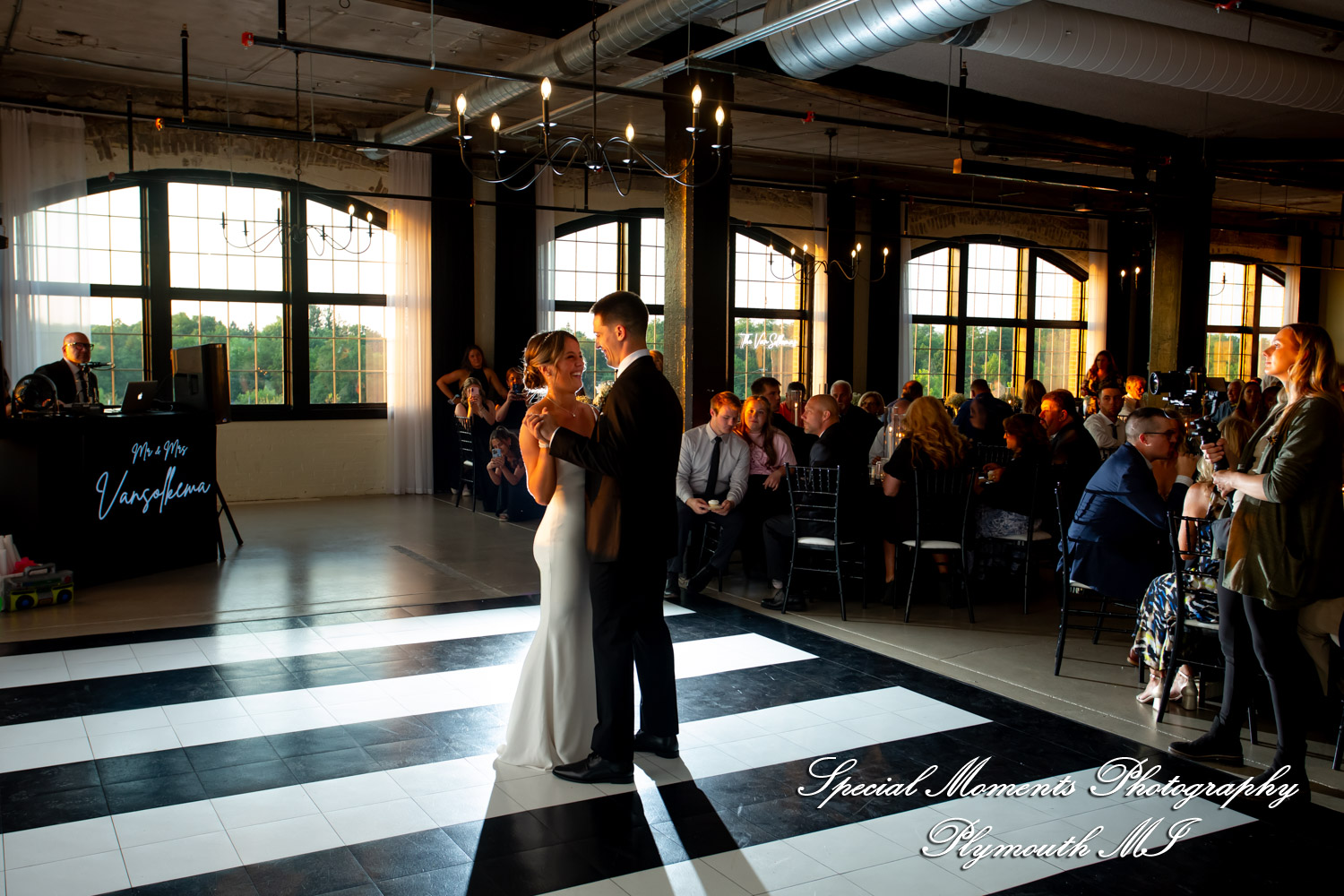 Ryli & Bennett at The Collins at the Clocktower Chelsea MI wedding photography