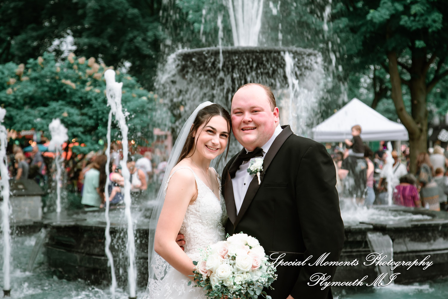 Grace & Edwin at Meeting House Grand Ballroom MI wedding photography